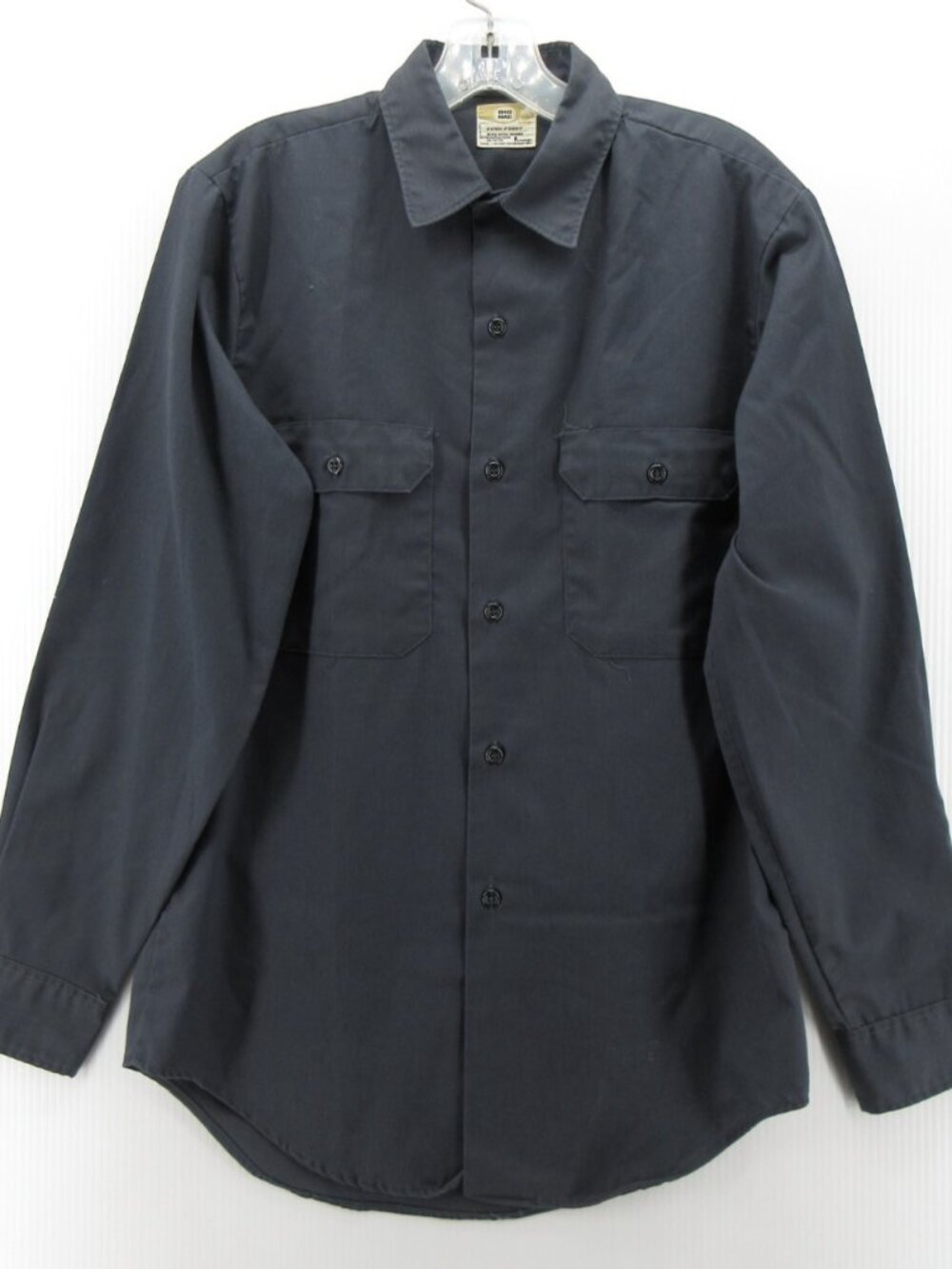 VINTAGE Big Mac Shirt Medium Navy JC Penney 70s Workwear Uniform *